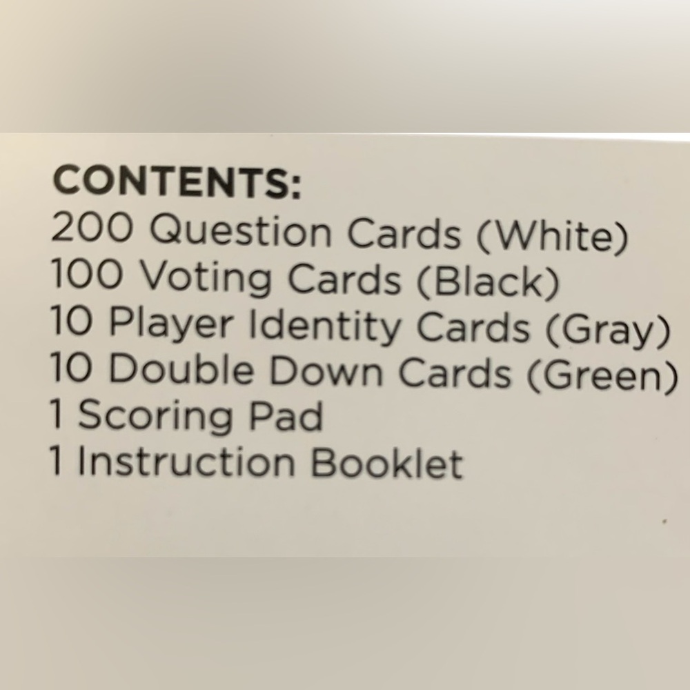 Bad People Card Party Game for Adults EUC Complete by Dyce - Picture 6 of 6